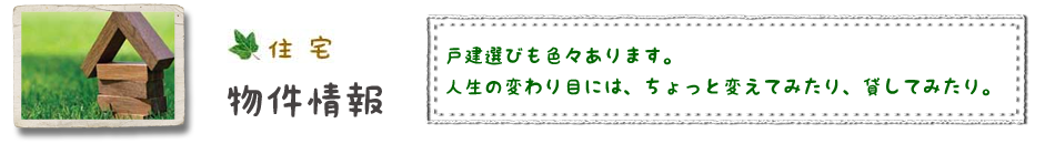 春日井市近郊の戸建住宅